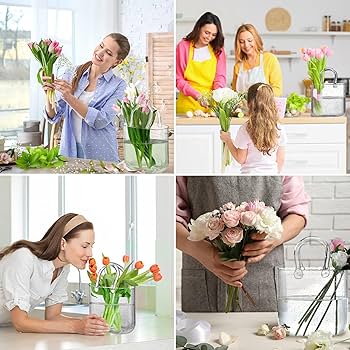 Amazon.co.jp: 花瓶ハンドバッグ, 取っ手付き花瓶 花瓶の泡